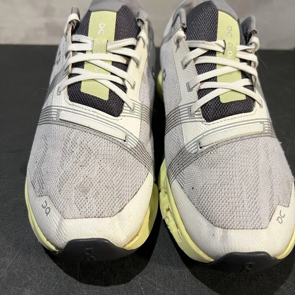 On Cloudgo CloudTec Running Shoes Womens 9.5 Frost Hay Sneakers Athletic